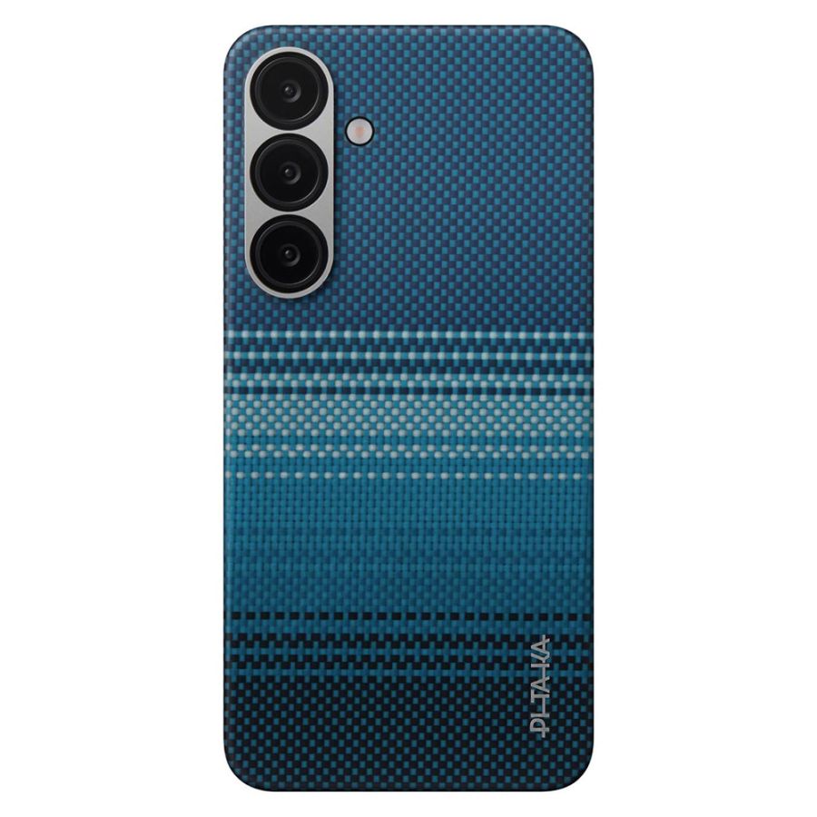 Карбоновий тонкий чохол Pitaka Tactile Woven Case Moonrise для Samsung Galaxy S25 (KS2502)