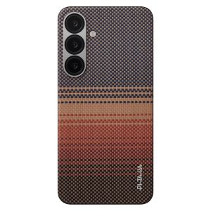 Карбоновий тонкий чохол Pitaka Tactile Woven Case Sunset для Samsung Galaxy S25 Plus (KS2503S)