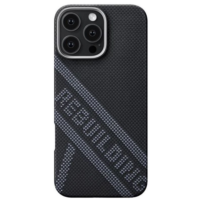 Карбоновий тонкий чохол Pitaka Tactile Woven Case Re-TROS Rebuilding для iPhone 16 Pro Max (KI1601RTRP)