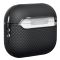 Карбоновий тонкий чохол Pitaka Aramid Fiber Magnetic Case Black/Gray для AirPods Pro 2 (2022) (APM2401)