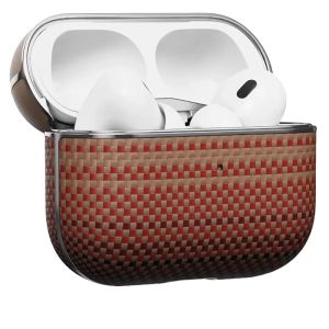 Карбоновий тонкий чохол Pitaka Aramid Fiber Magnetic Case Sunset для AirPods Pro 2 (2022) (APM2402)