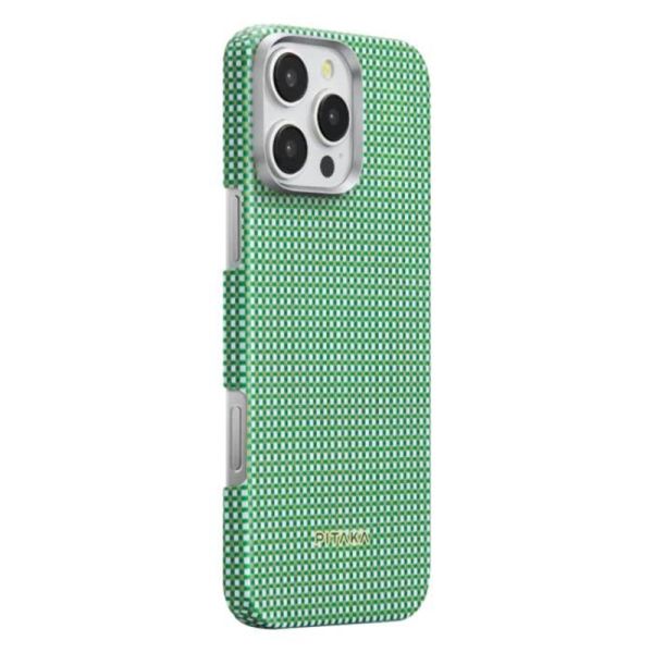 Карбоновий тонкий чохол Pitaka Ultra-Slim Case Forest Green для iPhone 16 Pro Max (KI1602PFOR)