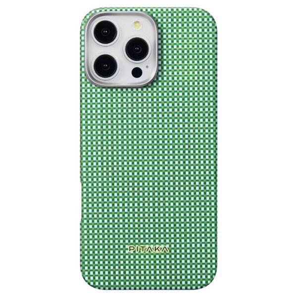 Карбоновий тонкий чохол Pitaka Ultra-Slim Case Forest Green для iPhone 16 Pro (KI1601PFOR)