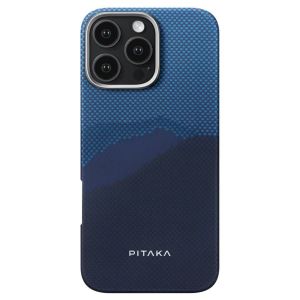 Карбоновий тонкий чохол, що світиться у темряві Pitaka Tactile Woven Case (Lumintex™ Edition) StarPeak Over the Horizon для iPhone 16 Pro (KI1603POTH)