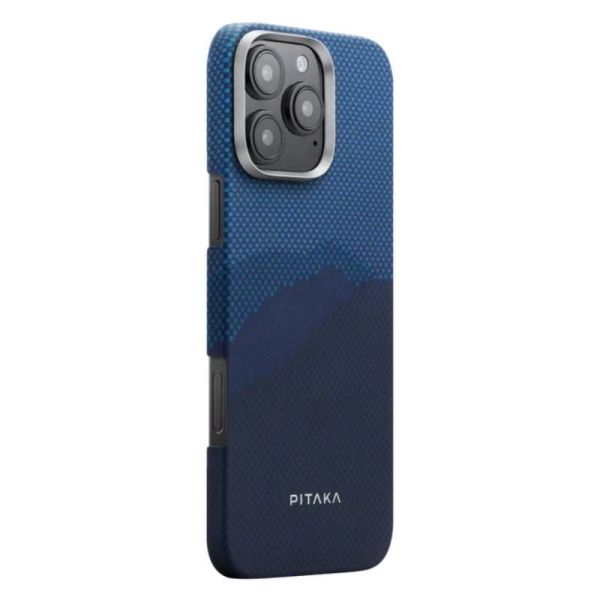 Карбоновий тонкий чохол Pitaka Tactile Woven Case StarPeak Over The Horizon для iPhone 16 Pro Max (KI1602POTH)