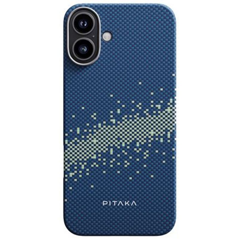 Карбоновий тонкий чохол Pitaka Tactile Woven Case StarPeak Milky Way Galaxy для iPhone 16 (KI1601MYG)