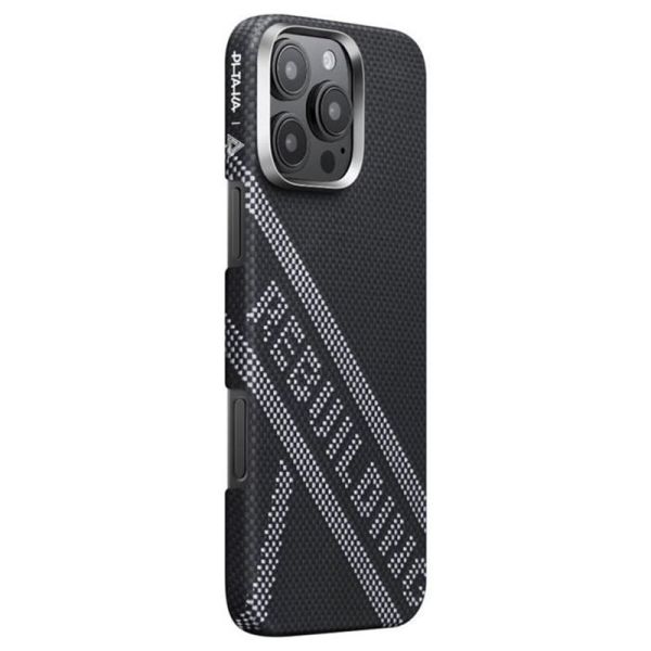 Карбоновий тонкий чохол Pitaka Tactile Woven Case Re-TROS Rebuilding для iPhone 16 Pro (KI1601RTR)