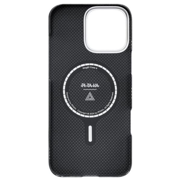 Карбоновий тонкий чохол Pitaka Tactile Woven Case Re-TROS Rebuilding для iPhone 16 Pro Max (KI1601RTRP)