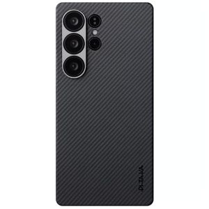 Карбоновий тонкий чохол Pitaka Classic Ultra-Slim Case Black/Grey Twill для Samsung Galaxy S25 Ultra (KS2501U)