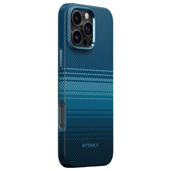 Карбоновий протиударний чохол Pitaka Military-Grade Protective Case Moonrise для iPhone 16 Pro Max (KI1601PPMOM)