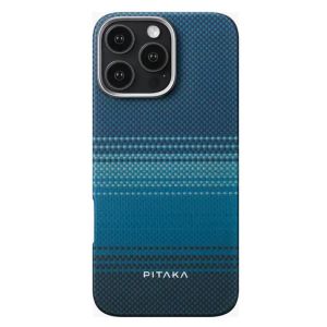 Карбоновий тонкий чохол Pitaka Tactile Woven Case Moonrise для iPhone 16 Pro (KI1601MO)