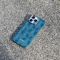 Карбоновий тонкий чохол Pitaka Ultra-Slim Case Photosynthesis Ocean Blue для iPhone 16 Pro Max