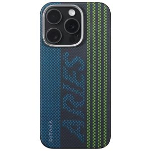Карбоновий тонкий чохол, що світиться Pitaka x Aries Tactile Woven Case Credit card для iPhone 16 Pro (KI1601CR)