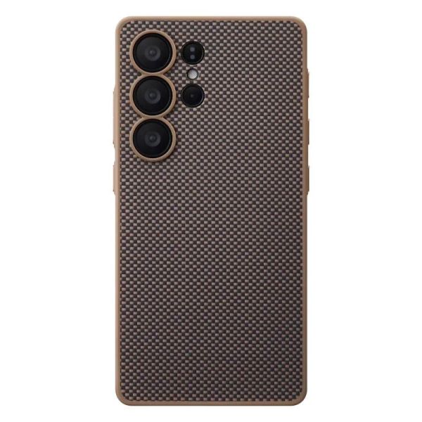 Карбоновий протиударний чохол Pitaka PIN Button Case Black/Gold для Samsung Galaxy S25 Ultra