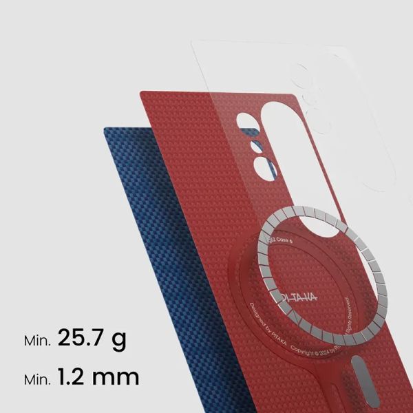 Карбоновий тонкий чохол Pitaka Tactile Woven Case StarPeak Over The Horizon для Samsung Galaxy S25 Ultra (KS2504U)